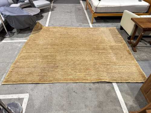 Hand-woven wicker rug (as new condition)