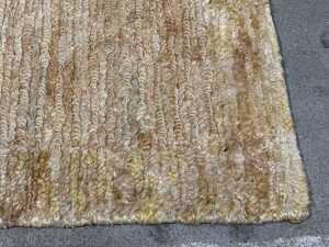 Hand-woven wicker rug (as new condition) - 3