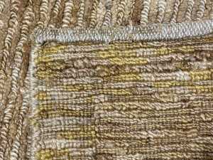 Hand-woven wicker rug (as new condition) - 4