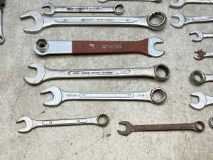 Group of geared spanners - 4