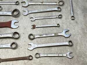 Group of geared spanners - 5