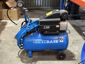 2.5hp Air compressor and hose