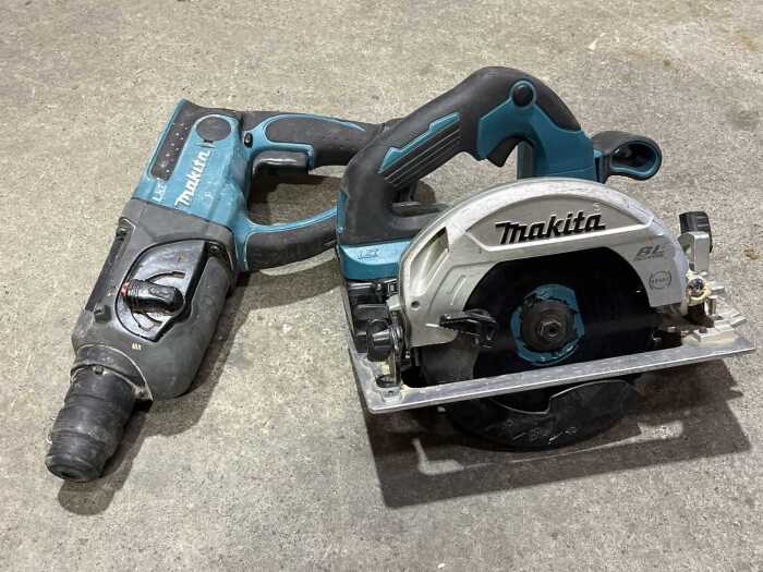 Makita drill and circular saw