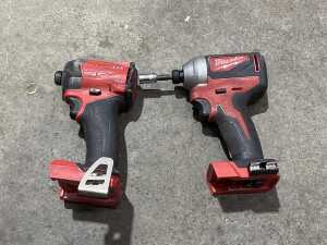 Milwaukie hammer drills