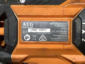 Two AEG drills & one battery - 2