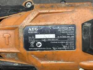 Two AEG drills & one battery - 3