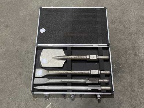 Boxed pneumatic chisels