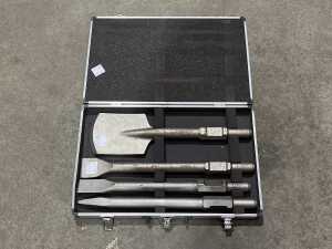 Boxed pneumatic chisels