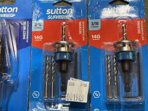 Four Sutton Supadeck drill bits - 3