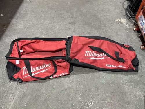 Two Milwaukee tool bags