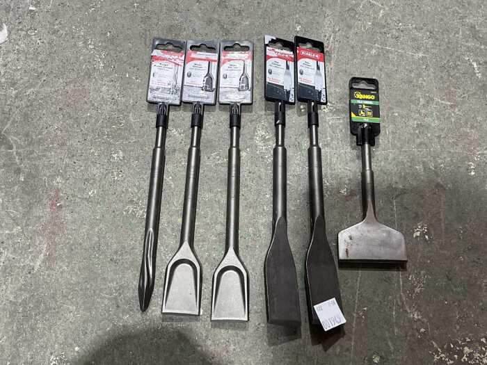 Six chisels