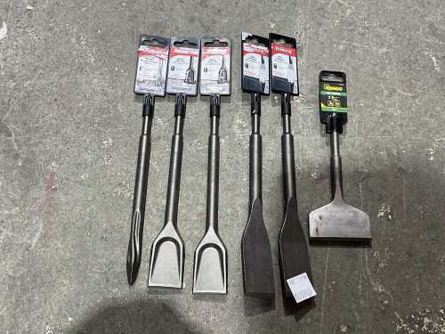 Six chisels