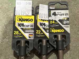 Three Kango concrete drill bits - 2