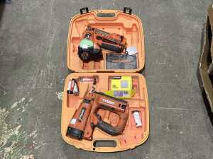 Two Paslode nail guns