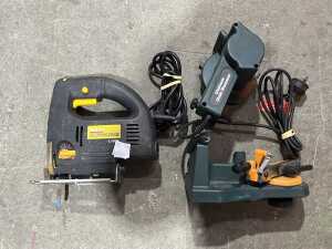 Arlec jigsaw & Ozito chainsaw sharpener