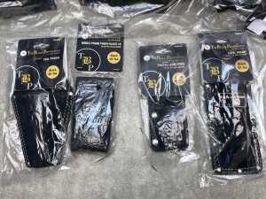 New Excess Stock - The Black Provenance Carpenter's Leather Tool Belt Pack incl. 4 Accessories - 4
