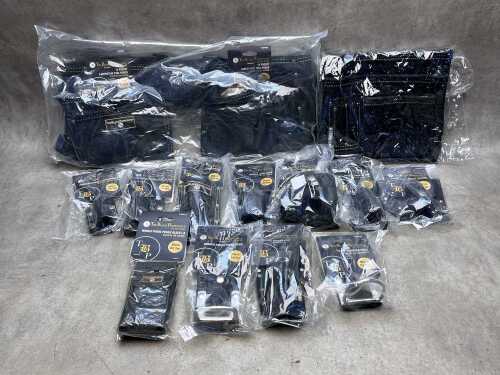New Excess Stock - The Black Provenance Complete Tradesman's Leather Tool Bundle, 14 Pieces