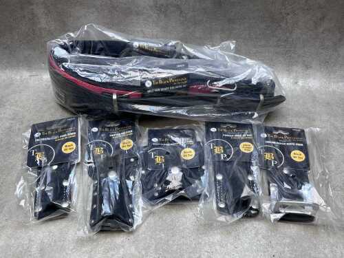 New Excess Stock - The Black Provenance Rigger/Scaffolder's 40-Inch Leather Tool Belt Pack incl. 5 Accessories