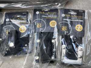 New Excess Stock - The Black Provenance Rigger/Scaffolder's 40-Inch Leather Tool Belt Pack incl. 5 Accessories - 4