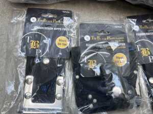 New Excess Stock - The Black Provenance Rigger/Scaffolder's 40-Inch Leather Tool Belt Pack incl. 5 Accessories - 3