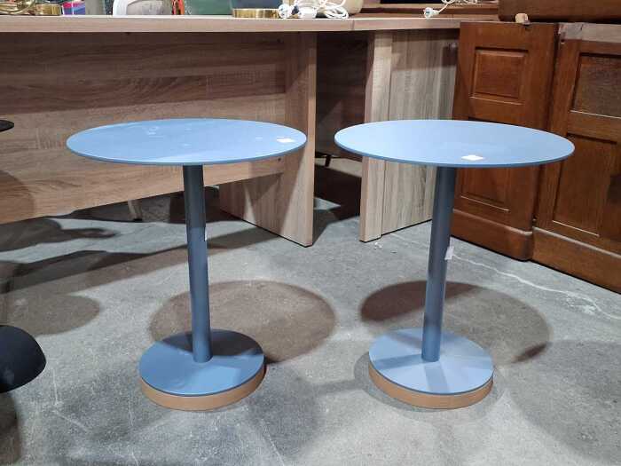 Pair of Jardan modern metal side tables