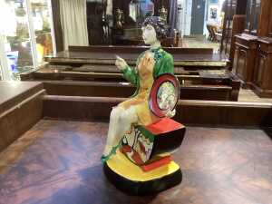 Peggy Davies, hand-painted porcelain 'Clarice Cliff-The Artisan' figure - 2