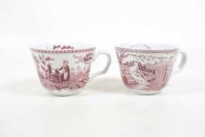 Six Spode Archive Collection Georgian Series porcelain duos - 5