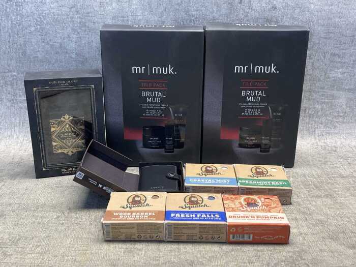 Group of Men's hygiene products