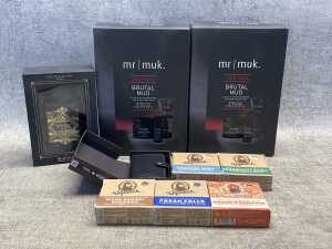 Group of Men's hygiene products