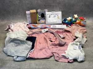 Group of baby clothing