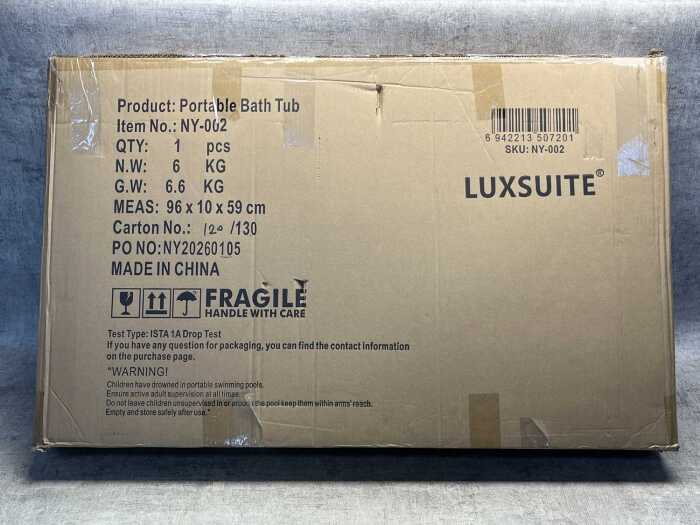 Luxsuite portable bathtub