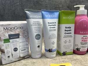 Group of MooGoo products - 2