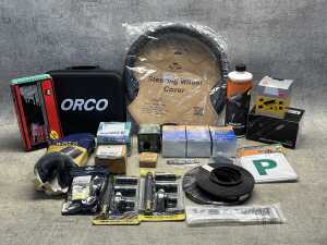 Group of garage products