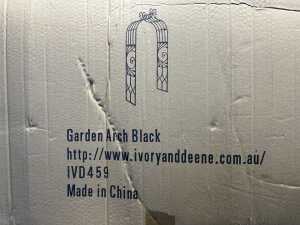 Ivory and Deene garden arch - 2