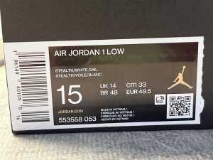 Nike Air Jordan 1 Low size US 15 Men's - 5