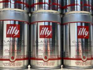 12 tins of Illy Classico coffee beans - 2