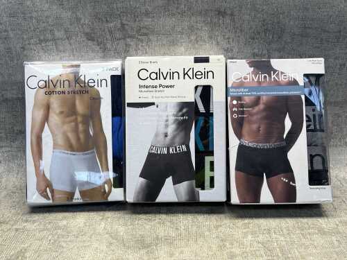 Three packs of Calvin Klein Men's briefs size M