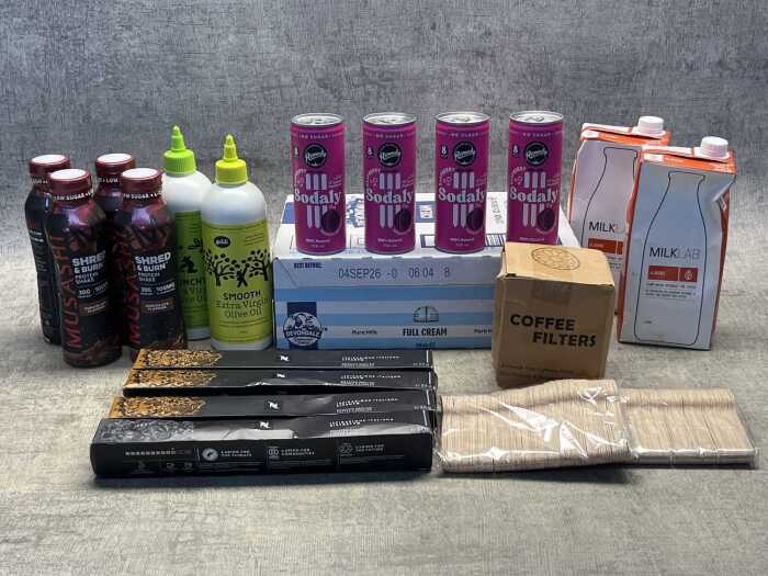 Group of food & drinks