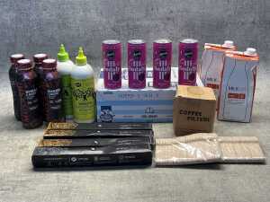 Group of food & drinks