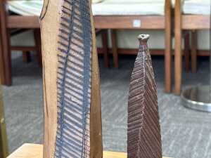 Three studio pottery decorative pieces - 4