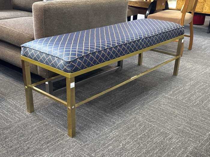 Upholstered bed end bench