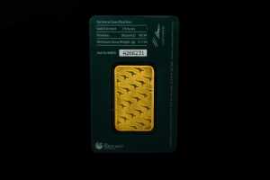 A gold ingot, 1oz - 3