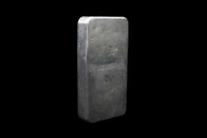 A silver ingot, 1kg - 2