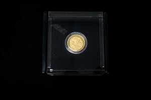 Australian 2013 5 cent gold proof coin, 6.03g - 5