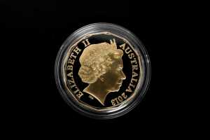 Australian 2013 50 cent gold proof coin, 31.51g - 2