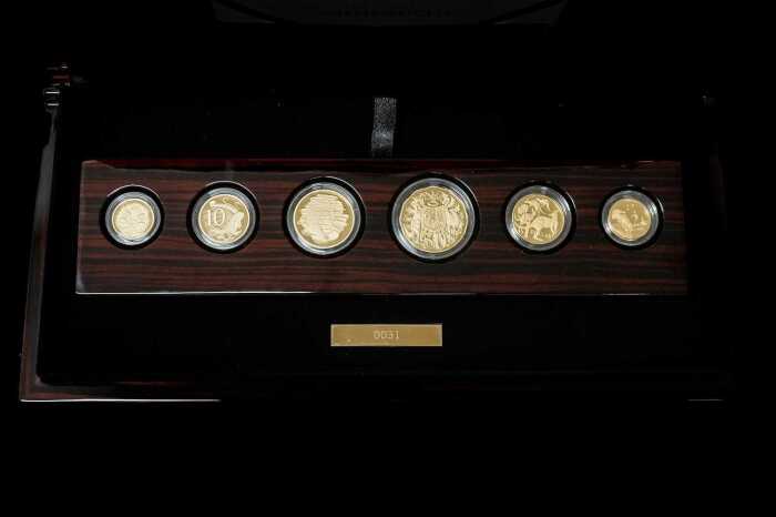Australian 2017 gold proof coin year set, total 113.56g