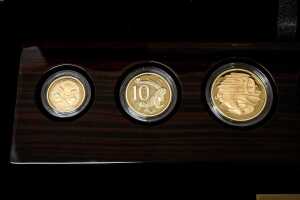 Australian 2017 gold proof coin year set, total 113.56g - 2