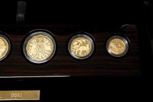 Australian 2017 gold proof coin year set, total 113.56g - 3