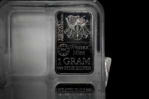 Two packets of silver 1g ingots total 72g - 2