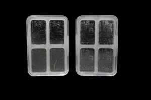 Two packets of 1g fine silver ingots, total 96g